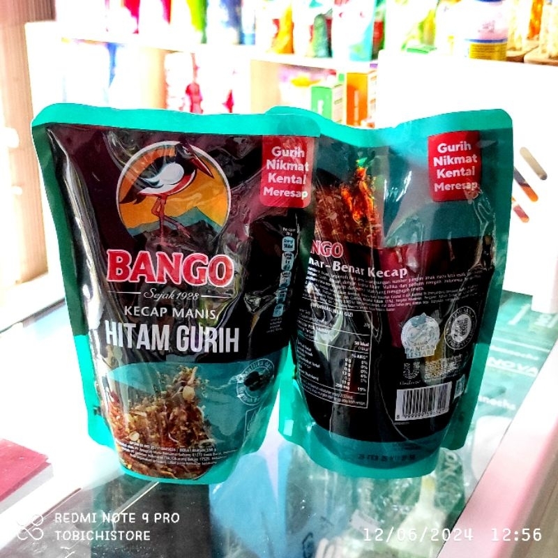 

Bango Kecap Manis Hitam Gurih 550gr Dengan Malika dan Rempah-Rempah