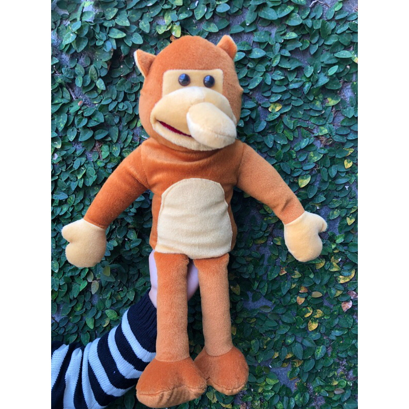 handpupet boneka edukasi boneka dongeng muppet boneka tangan bekantan monyet