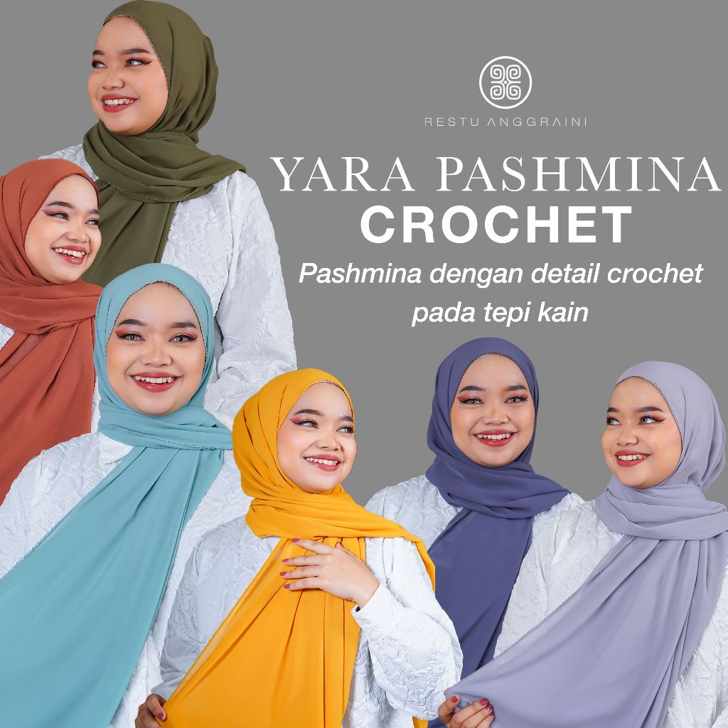 Restu Anggraini - Yara Pashmina Crochet