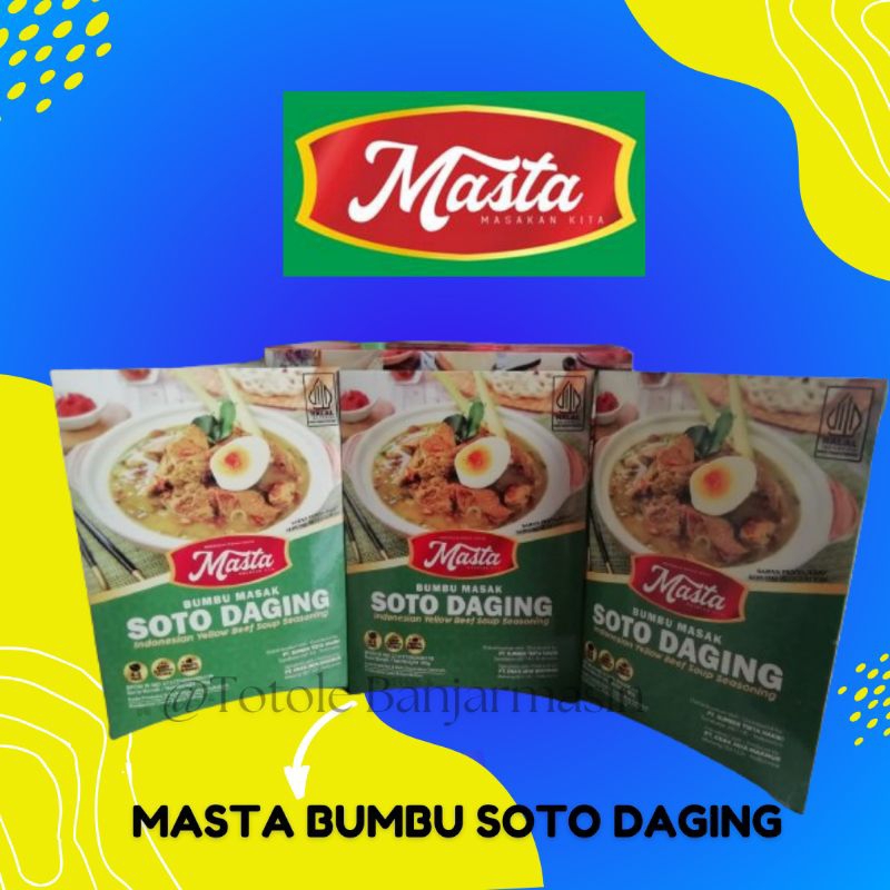 

MASTA BUMBU SOTO DAGING 80 GR HALAL