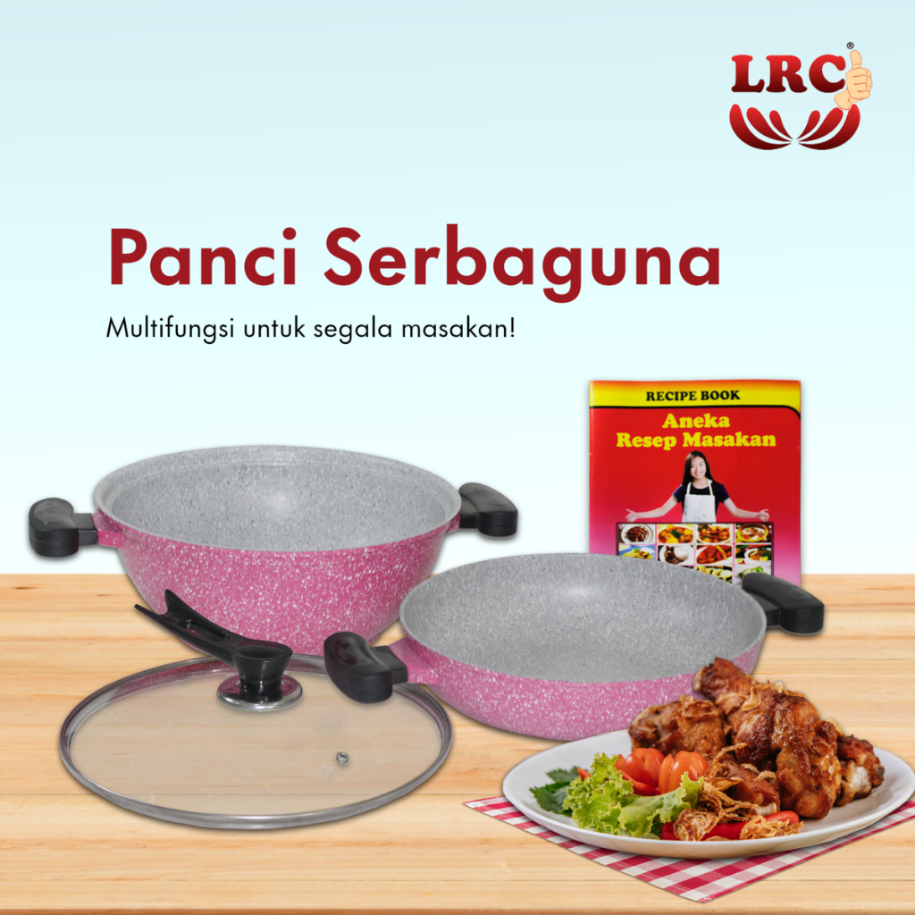 Panci Serbaguna LRC + Buku Resep