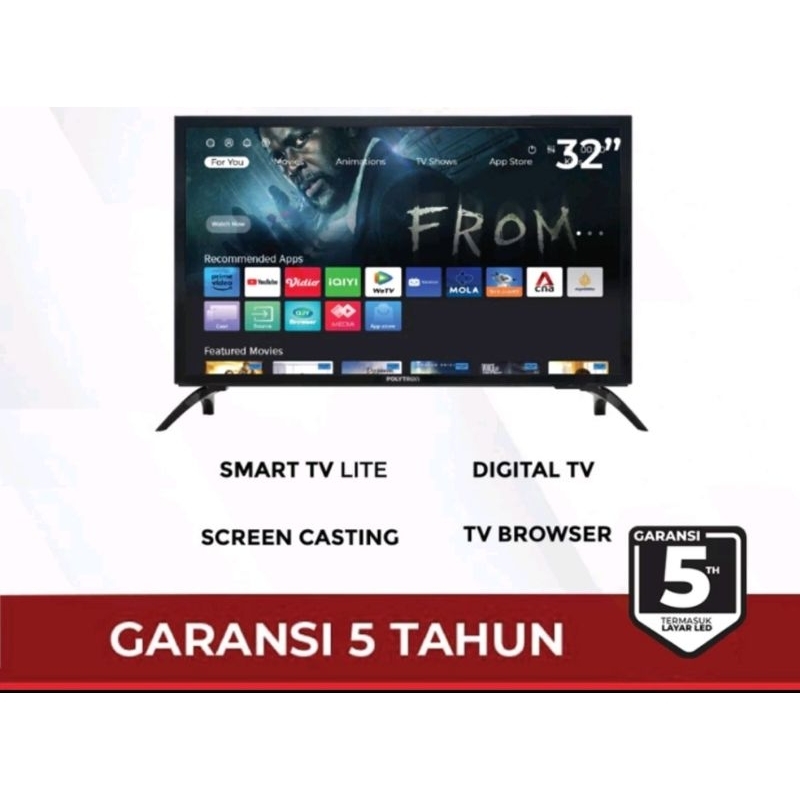 POLYTRON SMART TV DIGITAL 32INCI POLYTRON 32CV1869 32inci Smart Tv