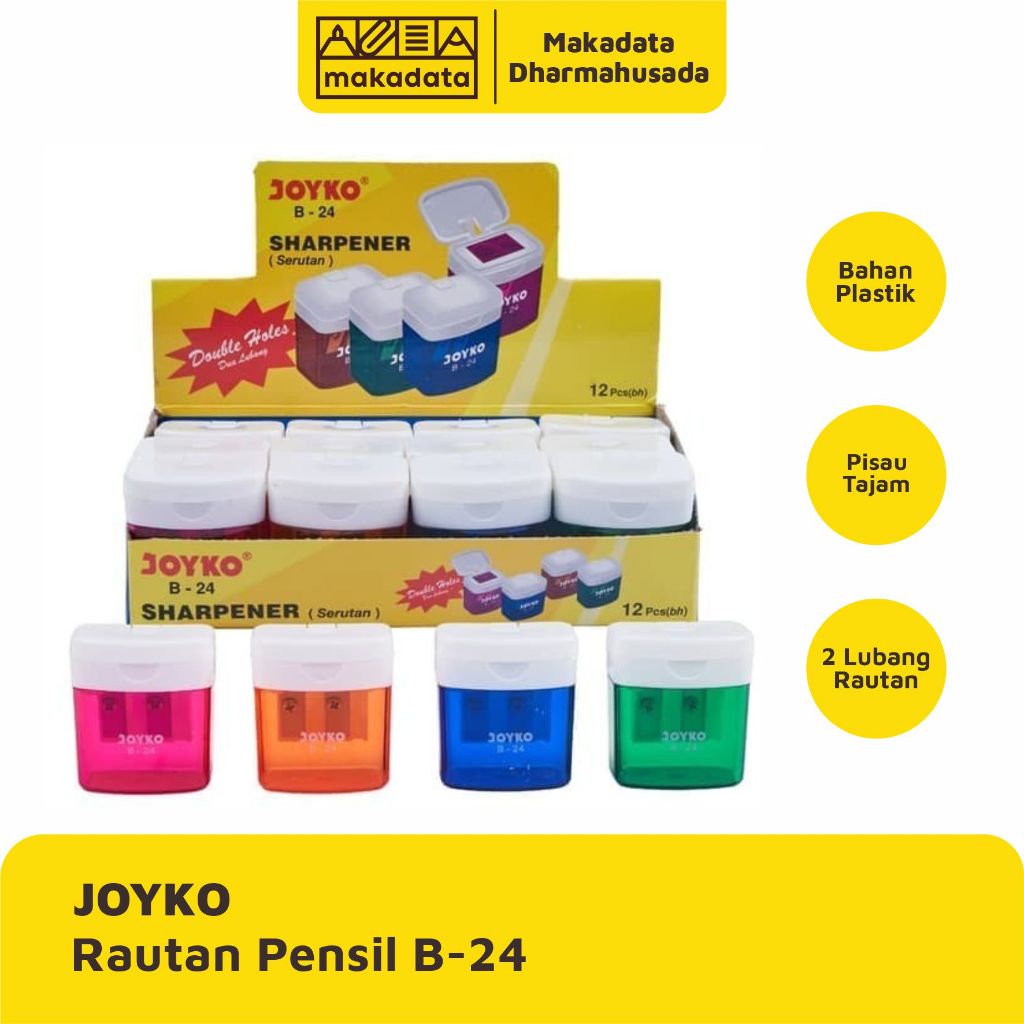 

SHARPENER | RAUTAN | SERUTAN JOYKO B-24 (1 PCS)