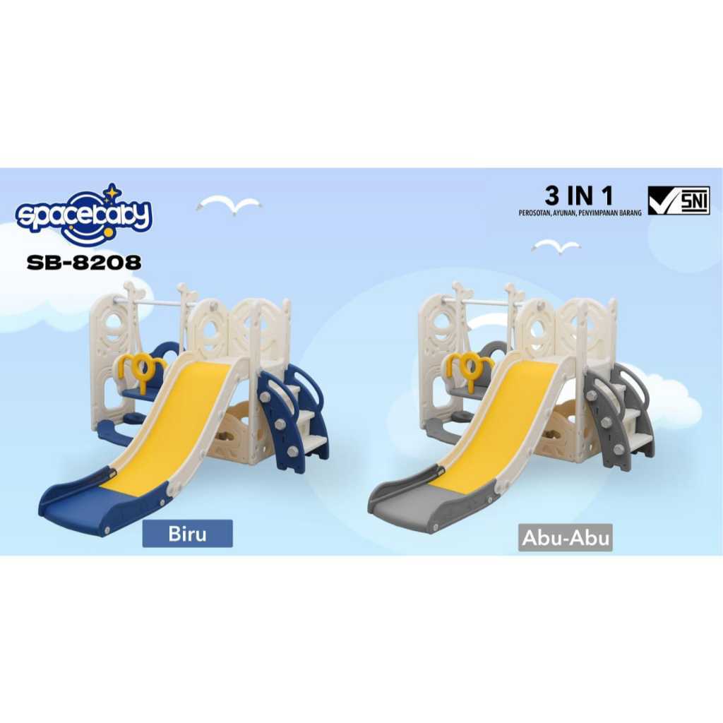 SPACE BABY SB 8208 playground 3 in 1 perosotan anak murah