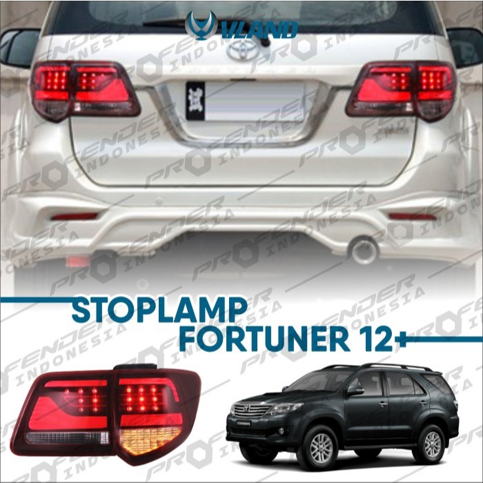 YZ VLAND - Aksesoris Variasi Stoplamp Taillamp - Toyota Fortuner 12+ VNT - PERFORMANCE STYLE LEDBAR 