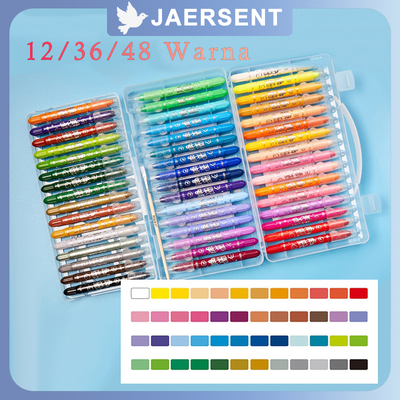 

CRAYON GRASP / CRAYON GRASP MATA SEDANG / SILKY CRAYON / WATER SOLUBLE CRAYON / KRAYON WARNA