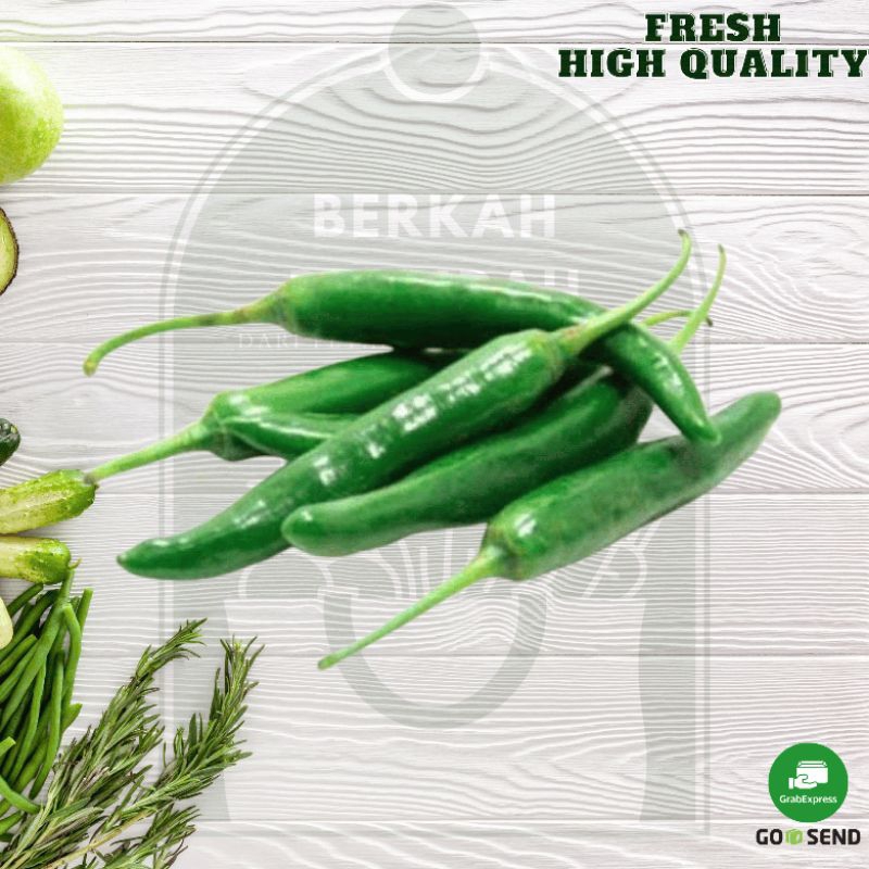 

Cabe hijau besar super pilihan (1000gr)