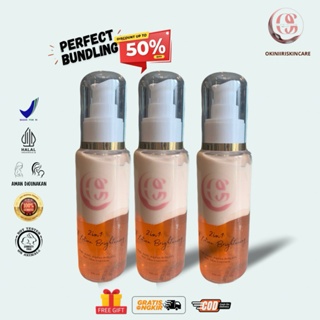 BUNDLING ISI 3 HB DOSTING 2in 1Lotion okiniiriskincare brightening serum gel  extra tone up HB DOSTI