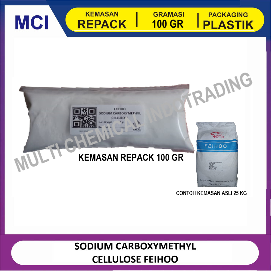 

SODIUM CARBOXYMETHYL CELLULOSE FEIHOO - REPACK 100 GR / CMC FEIHOO