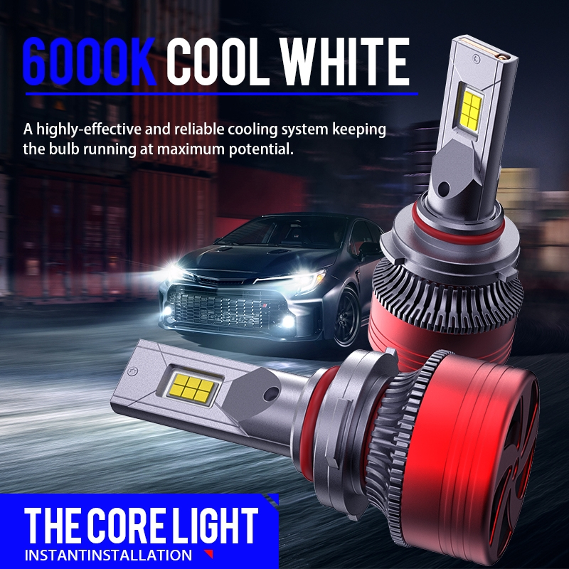 [Toyota Rush] LAMPU LED MOBIL H4 H11 H1 H7 9005 9006 9012 65 WATT 30000LM 6000K SEPASANG