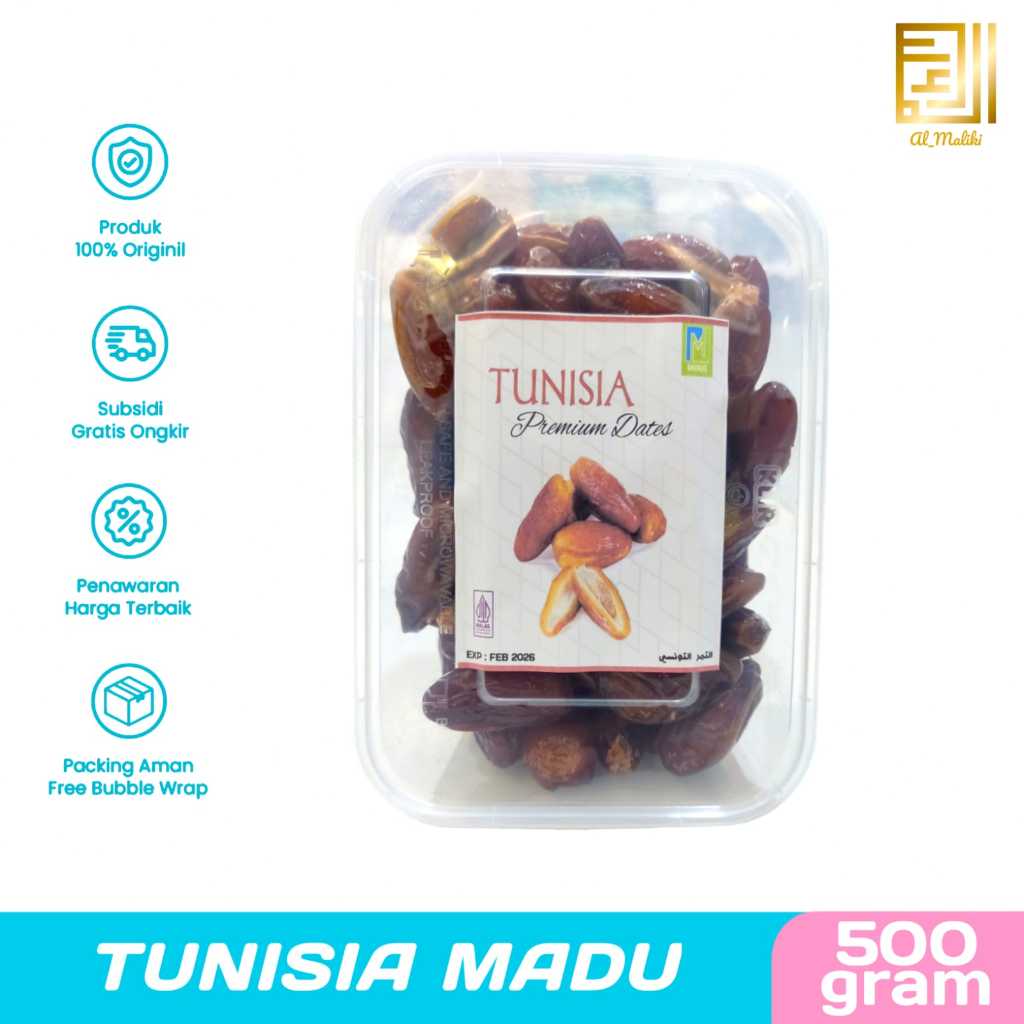 

Kurma Tunisia Madu 500gram I Deglet Nour Dates Thinwall