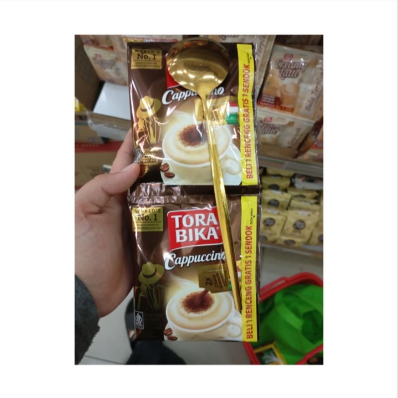 

TORABIKA CAPPUCINO ISI 10 PCS FREE SENDOK SELAMA PERSEDIAAN MASIH ADA