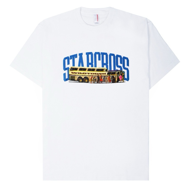 Starcross Busaway Kaos Atasan Lengan Pendek Putih