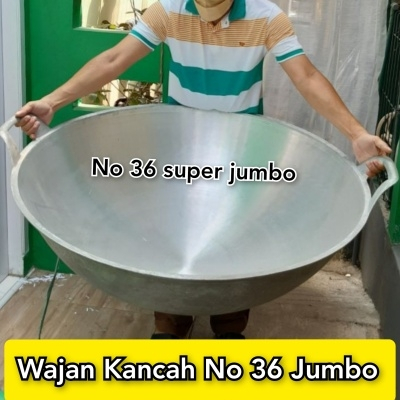 Wajan Ceper Jumbo!! Wajan Hajatan Berkualitas tinggi No.36 Wajan Jumbo Hajatan Bahan Tebal dan Nyama