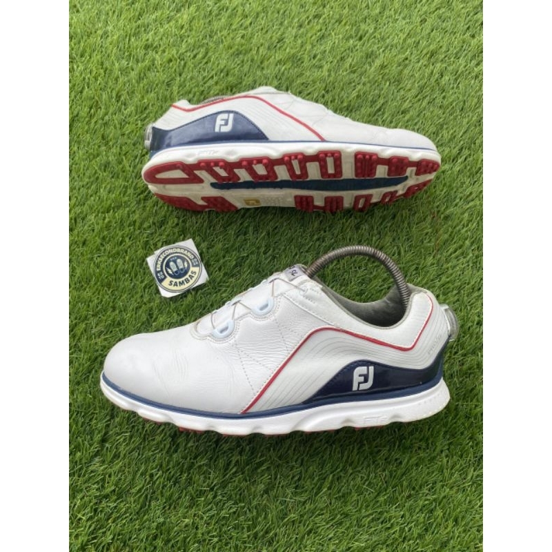 FOOTJOY PRO SL GOLF SPIKESLESS BOA WHITE
