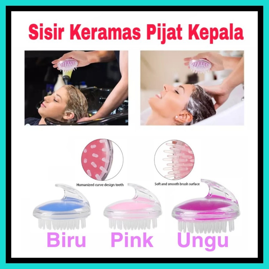 MH - SISIR KERAMAS ANTI KETOMBE - SISIR KERAMAS PIJIT KEPALA SKP09