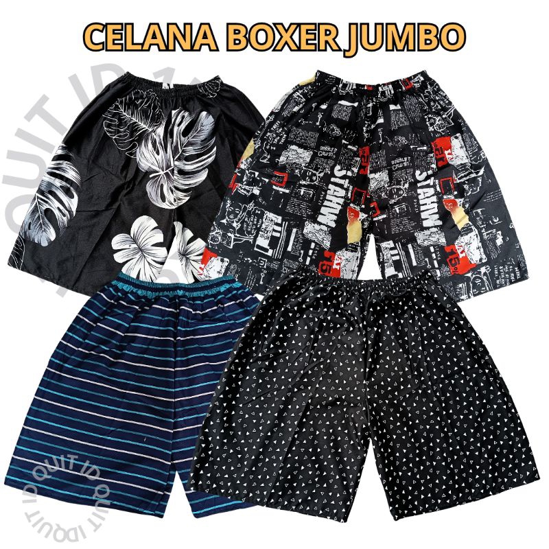 CELANA BOXER JUMBO PRIA WANITA/CELANA BOXER PRIA JUMBO/BOXER JUMBO/BOXER