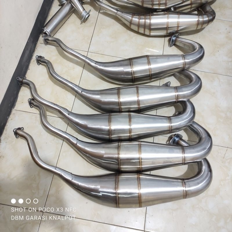 chamber / lambung knalpot ninja tipe press vol 41 stinger 28 kobra