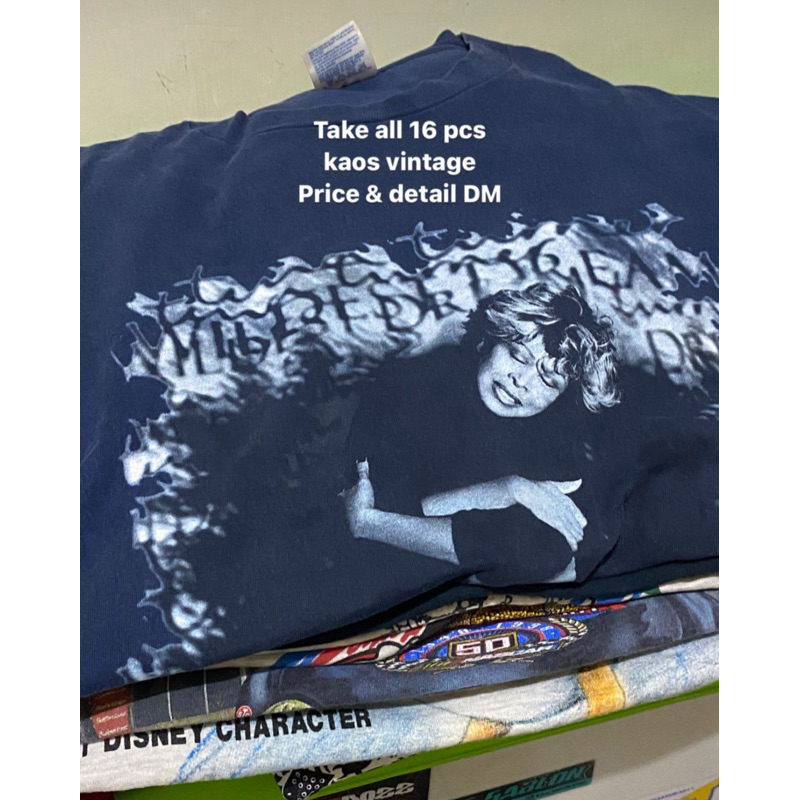 borongan kaos vintage 16pcs