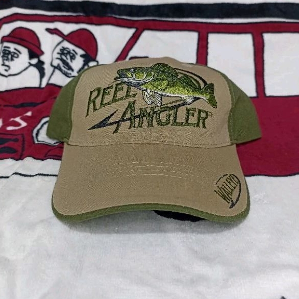 Embroidered Baseball Cap Fishing Walleye Reel Angler NEW one hat size fits all
