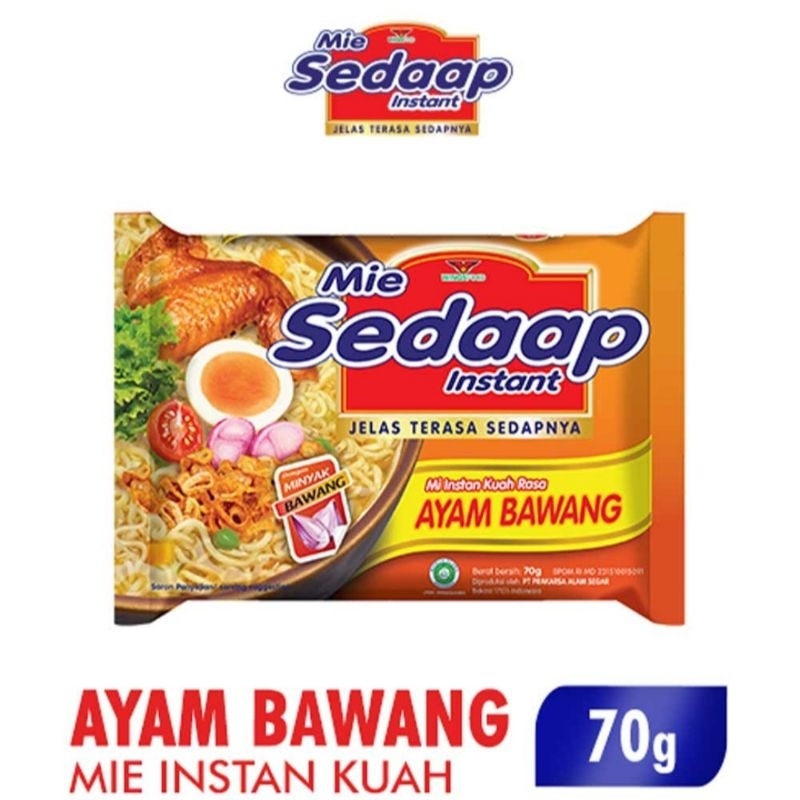 

Sedaap Mie Instant Kuah Rasa Ayam Bawang 70 gr