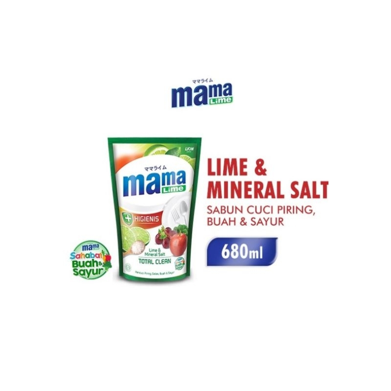 Mama lime , lemon, greentea, charcoal 780/680 ml