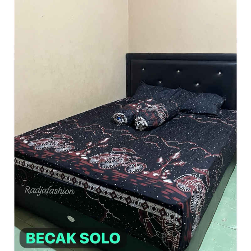 SEPREI MOTIF BATIK BECAK SOLO tinggi 20/30 cm