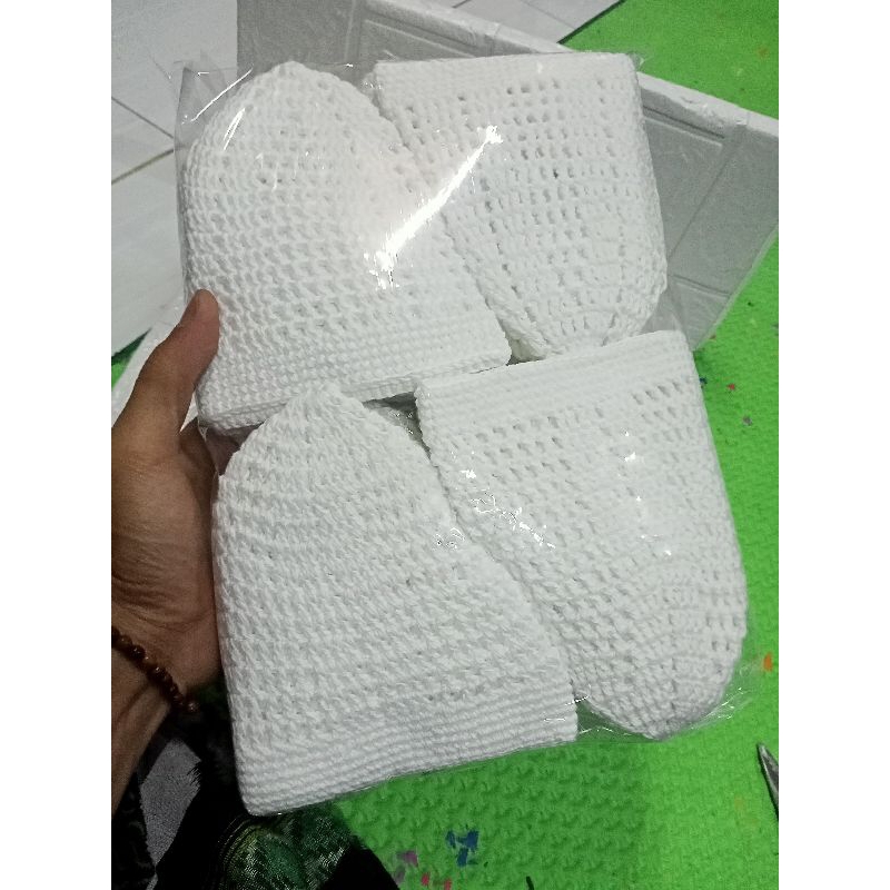 Grosir peci Rajut Yaman Arifin tebal polos premium