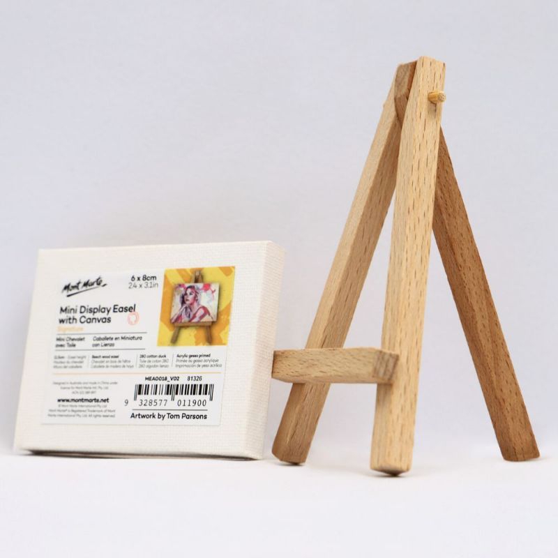 

(IAS) Mont Marte Mini Easel with Canvas 6 x 8cm