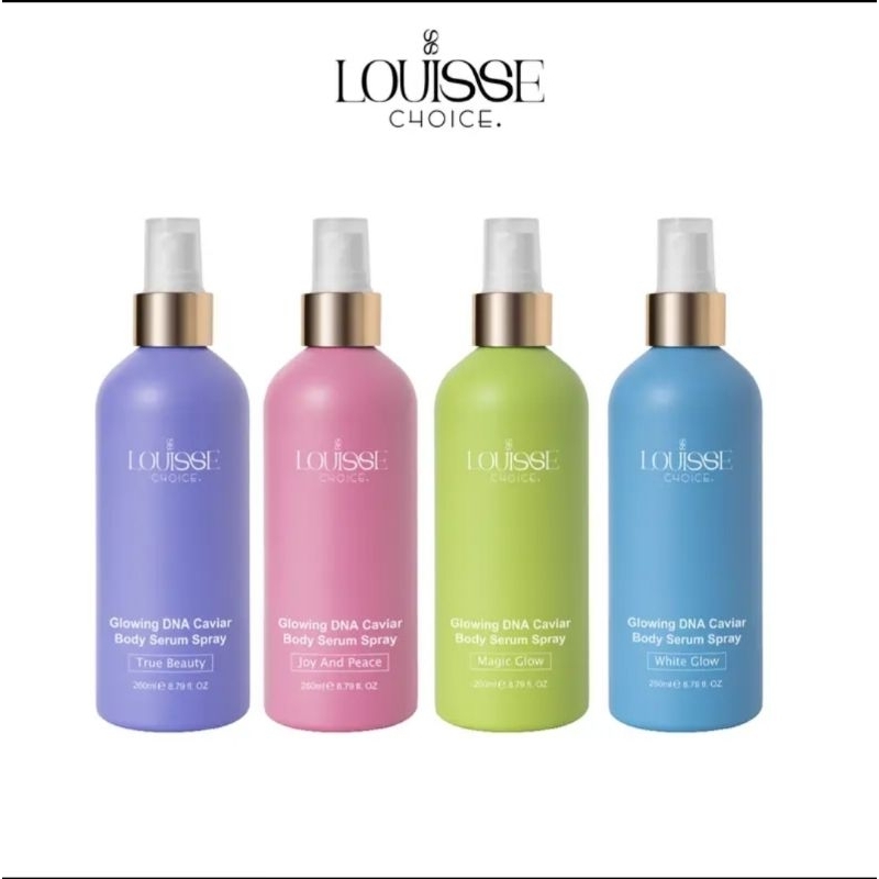 Louisse Choice  Glowing DNA Caviar Body Serum Spray 260ml | Body Serum Mami Louisse