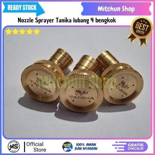 Nozzle Sprayer Tanika Lubang 4 | Spuyer Tanika 4 Lubang Bengkok | Spuyer Tanika original |