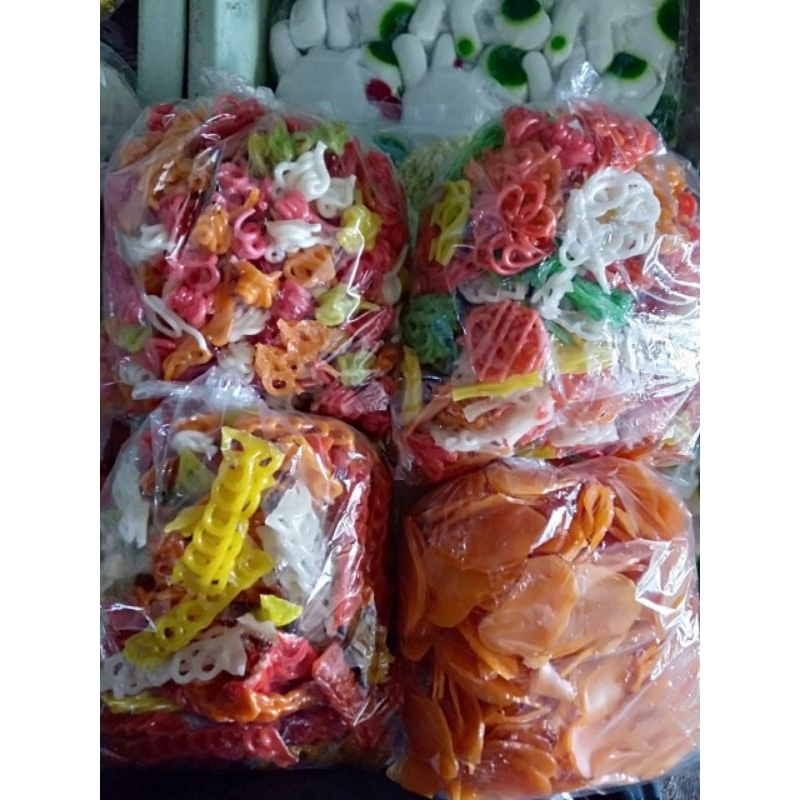 

KERUPUK warna warni 250gr(bks) kerupuk bahan seblak TERMURAH