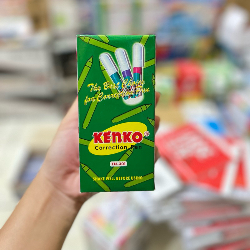 

(1 LUSIN) KENKO CORRECTION PEN FN-301 / CAIRAN KOREKSI TINTA PENA