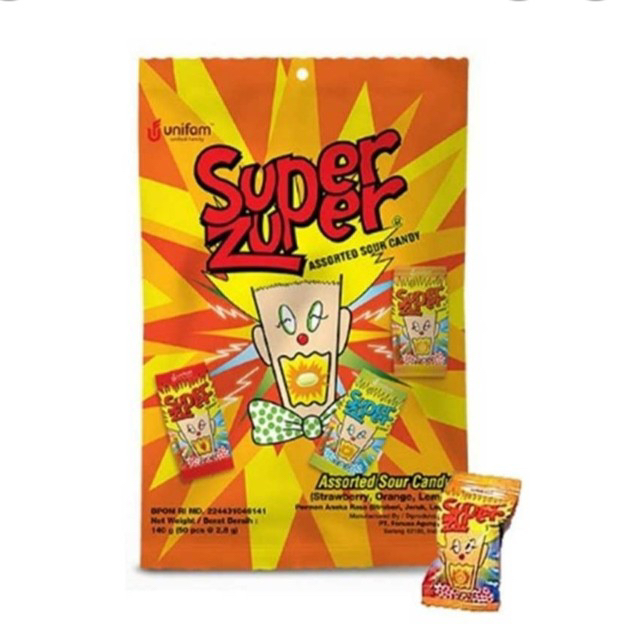 

Super zuper permen 125 gram