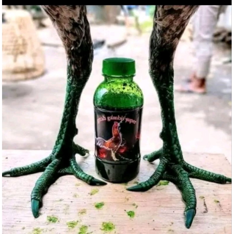 getah gambir hijau-untuk mengeraskan sisik kaki ayam