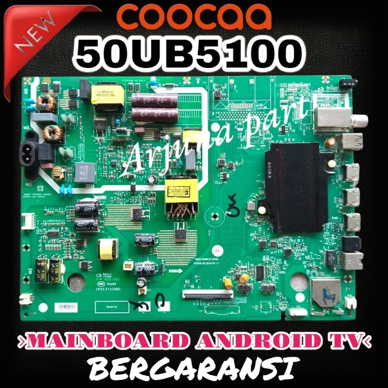 MB COOCAA 50UB5100 / MAINBOARD TV COOCAA 50UB5100 / MESIN TV COOCAA 50UB5100 / MODUL TV COOCAA 50UB5