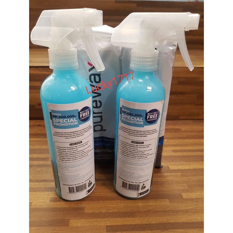 Promo Paket 2 Purewax Fastwax For Wash And Wax For Car And Motorcycle