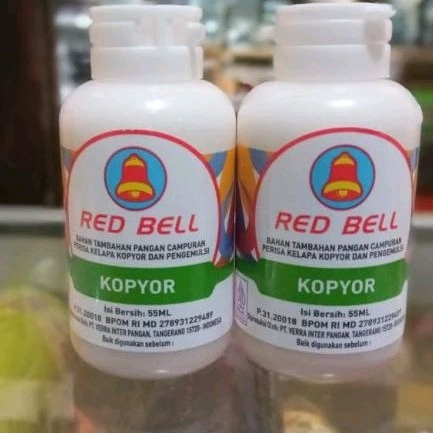 

red bell pasta kopyor 55ml | redbell perisa dan pewarna kopyor 55ml