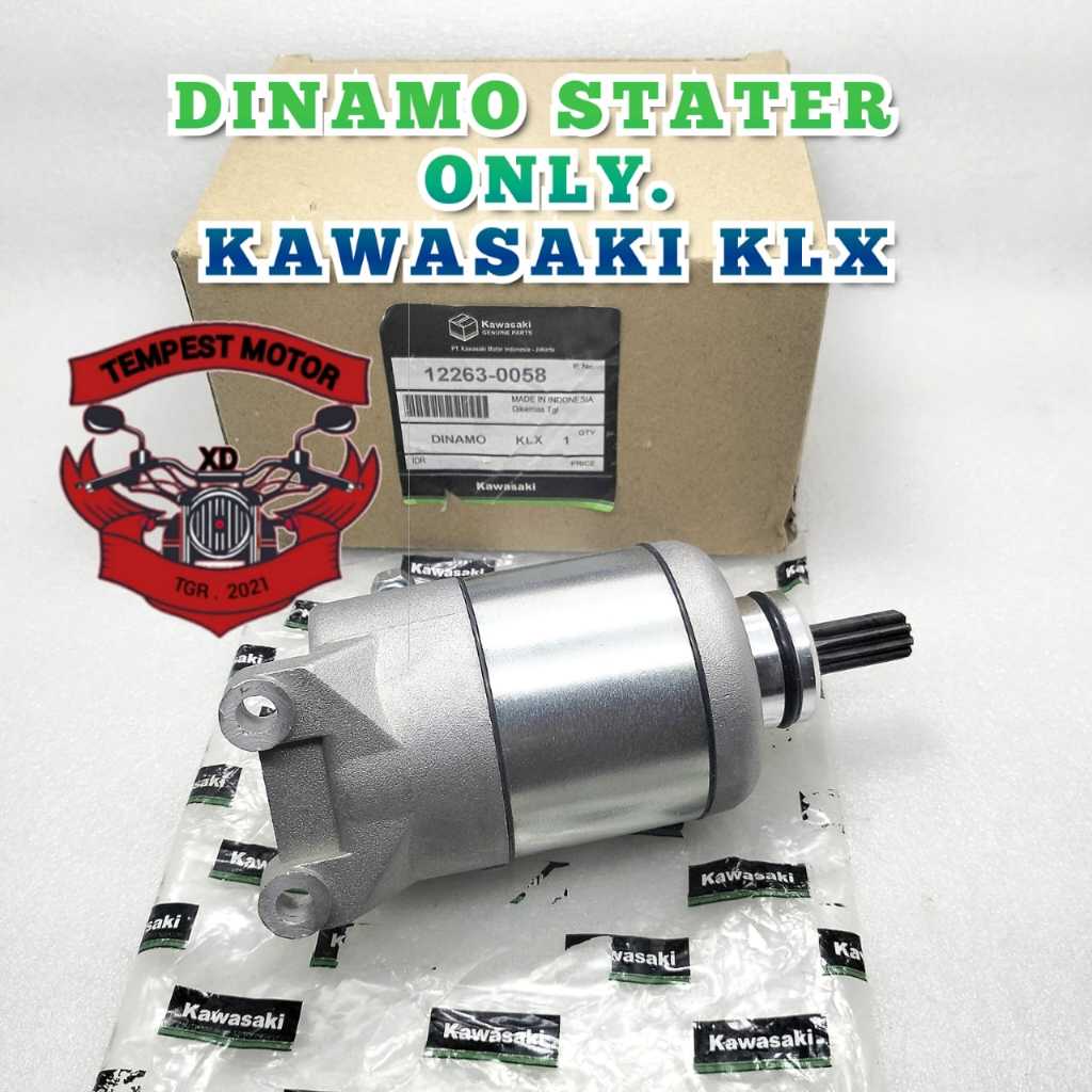 DINAMO SETATER KAWASAKI KLX 150 DINAMO START KLX 150 DINAMO SETATER ORI KLX DINAMO STATER ORIGINAL