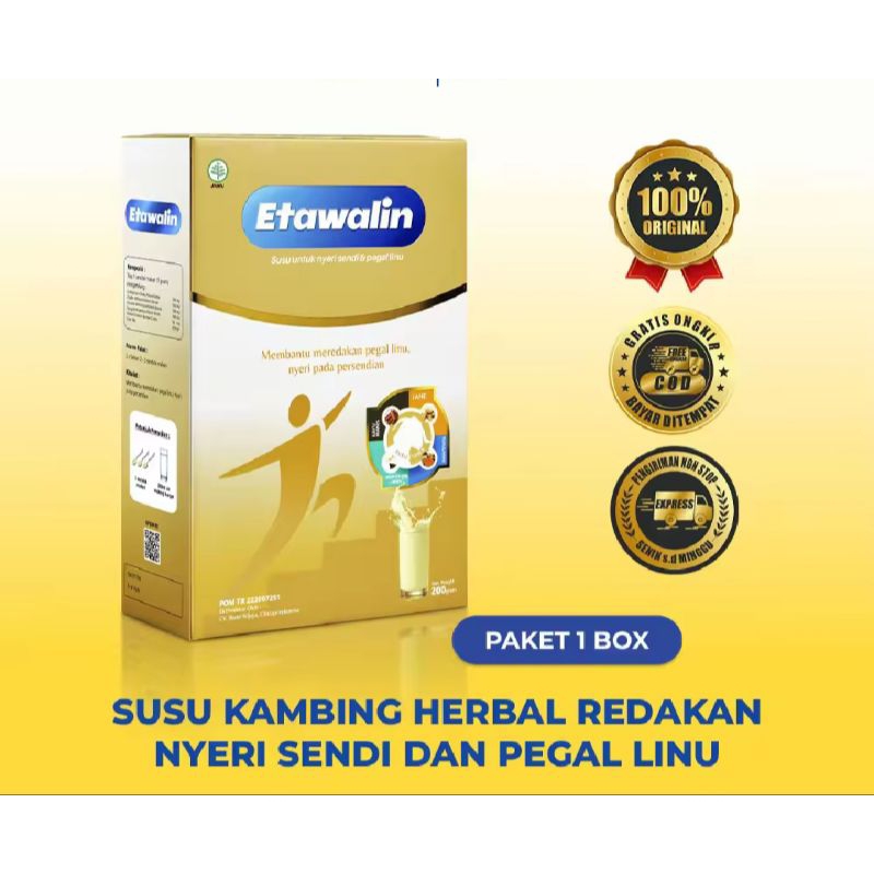 

[Baru] Susu Kambing Etawa Atasi Masalah Nyeri Sendi & Menjaga Kesehatan tulang 100% Original Asli Alami Tanpa Efek Samping 1 box