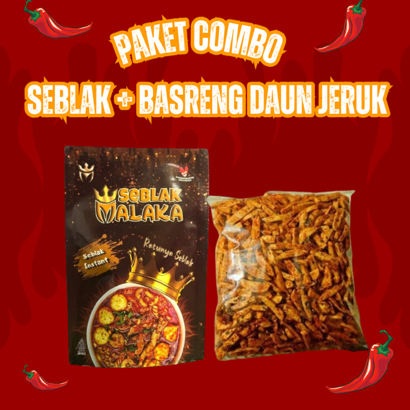 

Seblak Malaka / Basreng Daun Jeruk 250 gram / Makanan Pedas / Paket Combo / Cemilan Viral