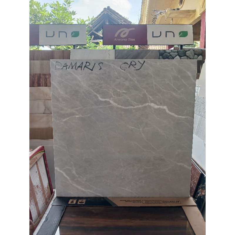Granit Lantai 60x60 Damaris Grey Merk Arna