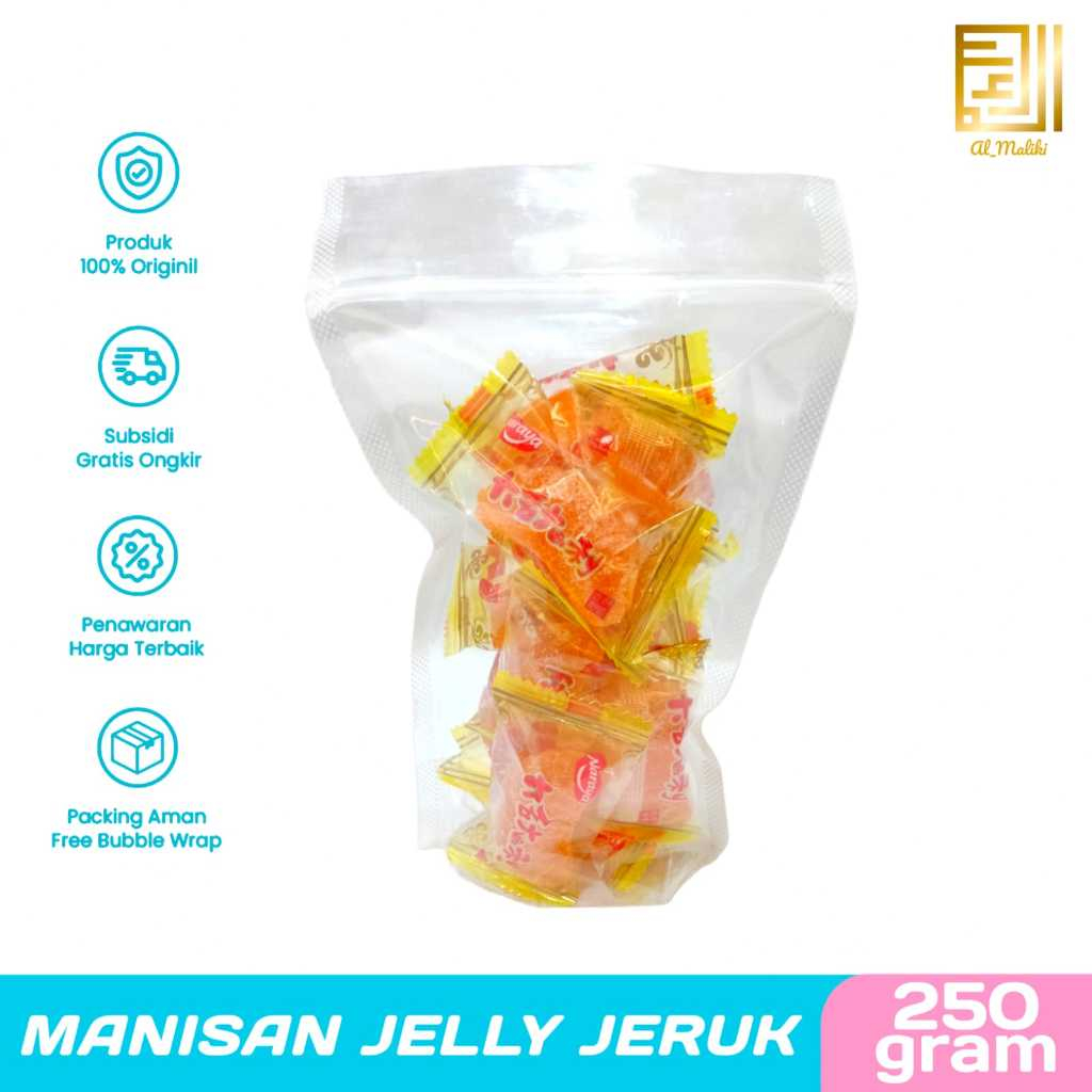 

Jelly Jeruk Naraya 250gram I Manisan Jelly Jeruk