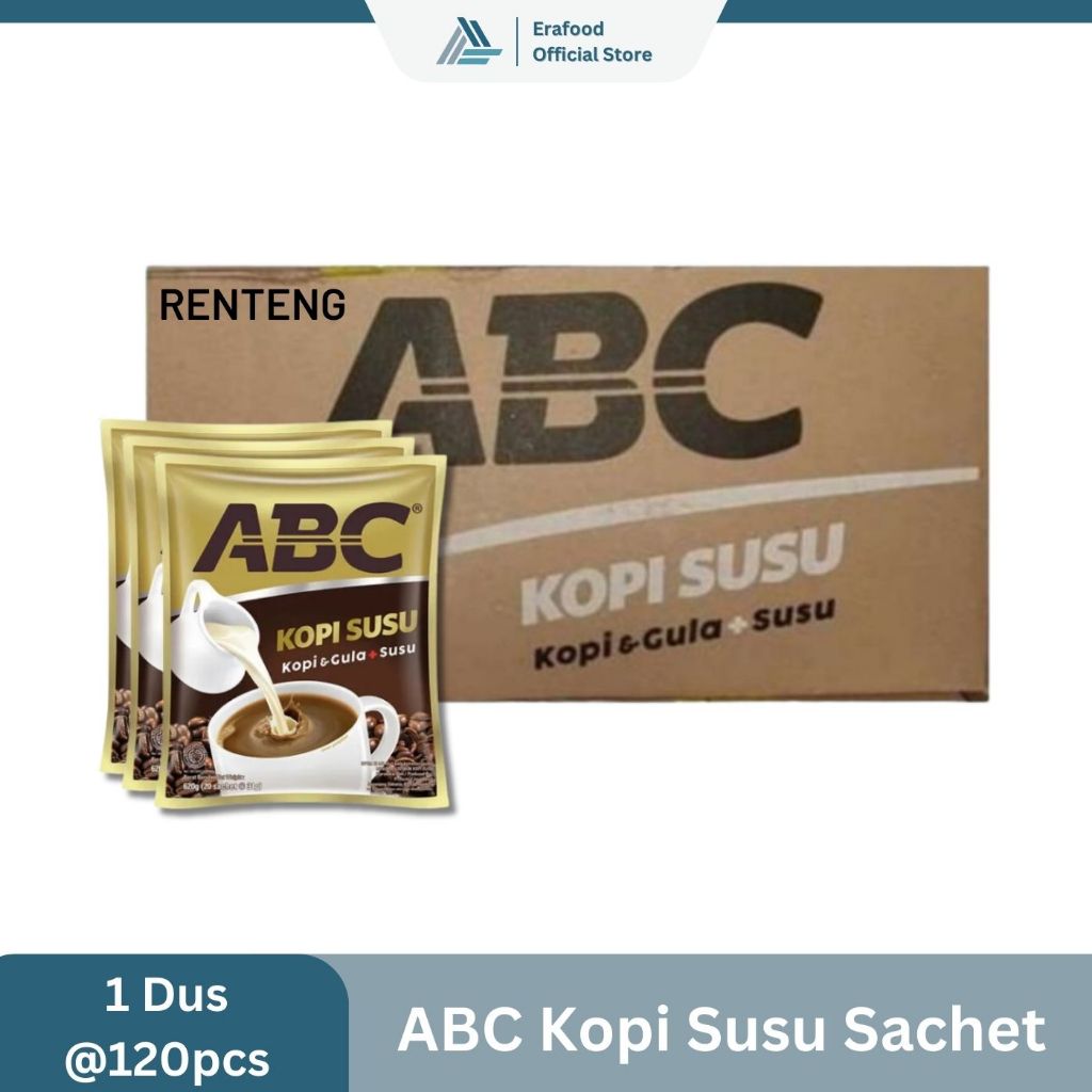 

ABC KOPI SUSU SACHET - 1 DUS @120PCS