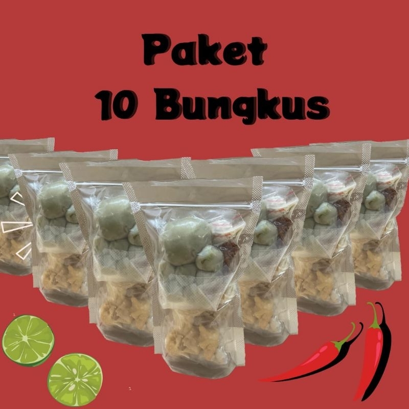 

Baso aci paket 10 bungkus baso aci ayam suwir || tetelan sapi gurih || tetelan sapi pedas