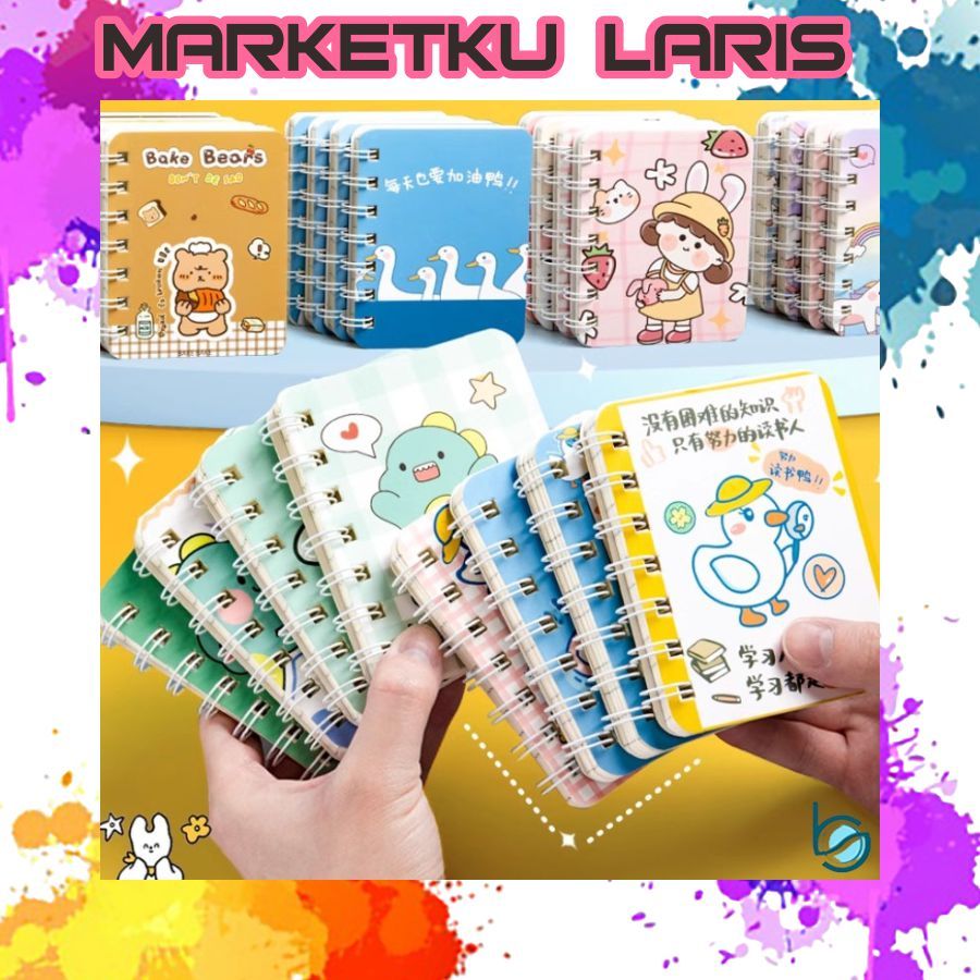 

MKL - Notebook Mini A7 Buku Kecil Catatan Scrapbook Mini Buku Notes Kecil Alat Tulis Sekolah S101