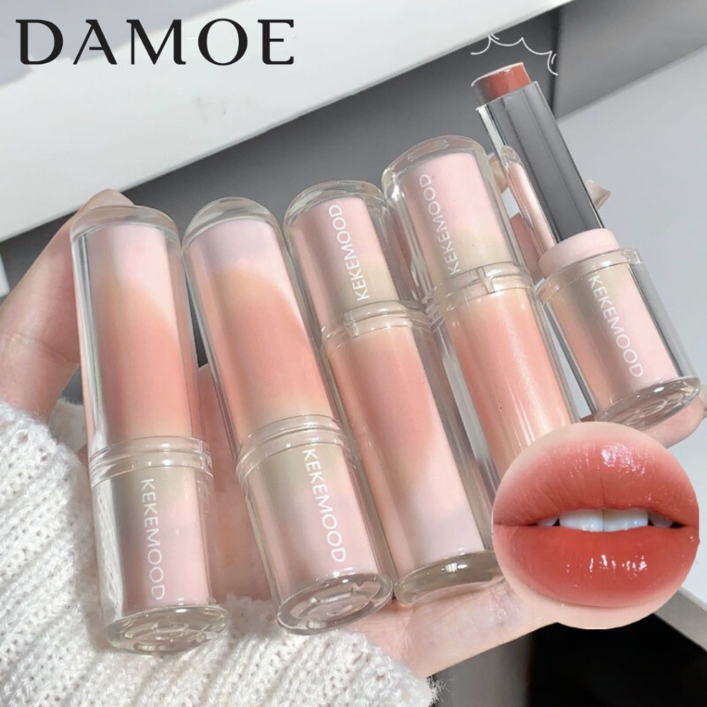 Kekemood Watery Glow Lipstick / Keke Mood Lip Balm Water Light Lipstick Mirror Moisturizing