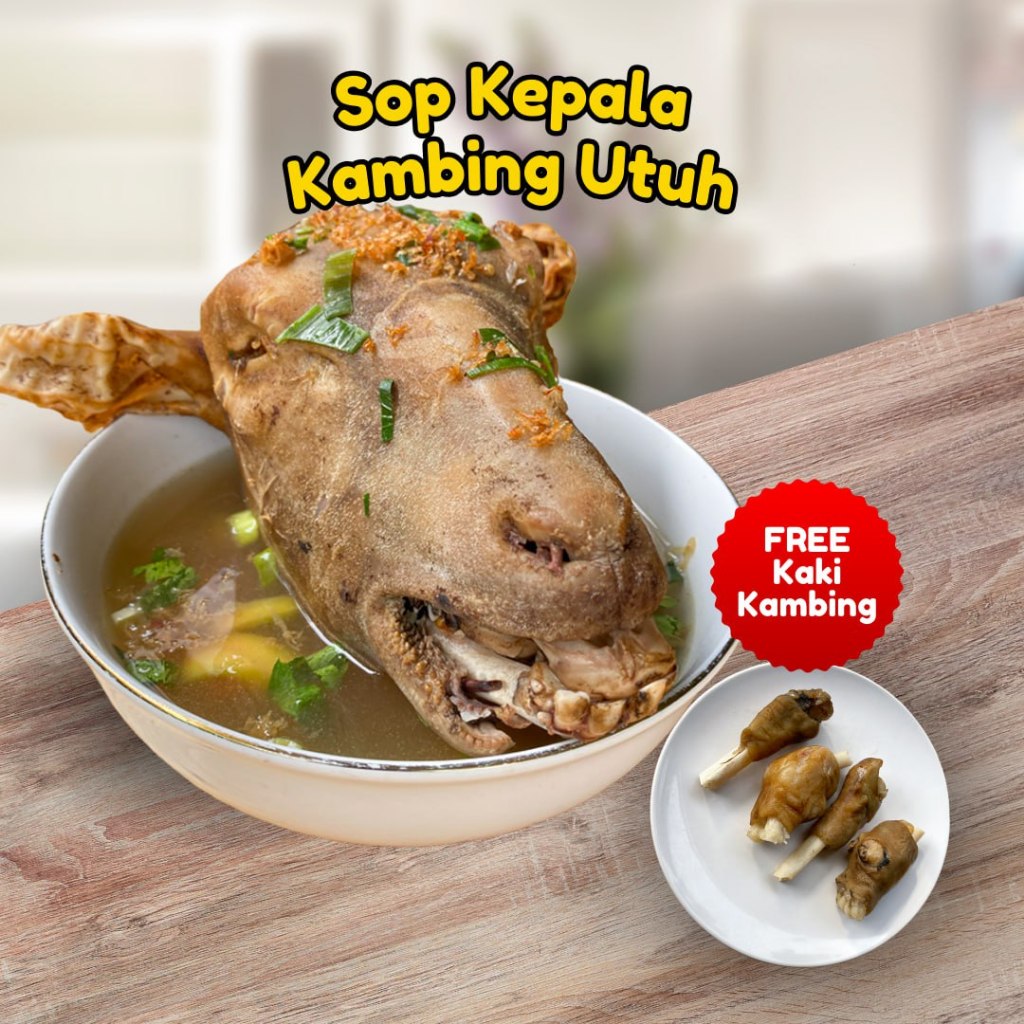 

Sop Kepala Kambing Muda Utuh Balibul Sate Kambing Muda Haji Parto