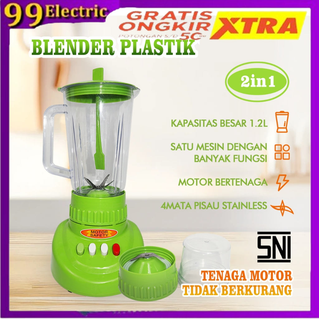 [BISA COD]BLENDER PLASTIK /BLENDER TABUNG PLASTIK FOODGRADE/blender portable-YAMAKAWA