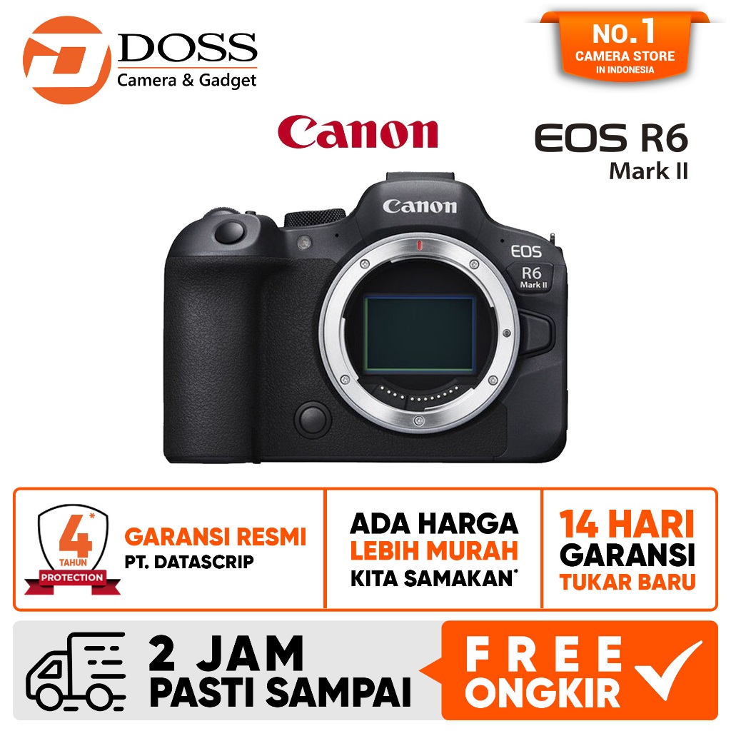 Canon EOS R6II Canon EOS R6 Mark II Body Mirrorless Camera